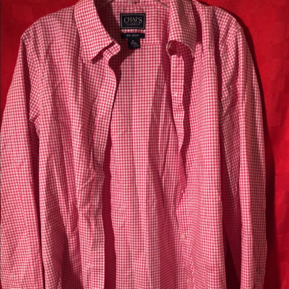 Plaid formal button down shirt